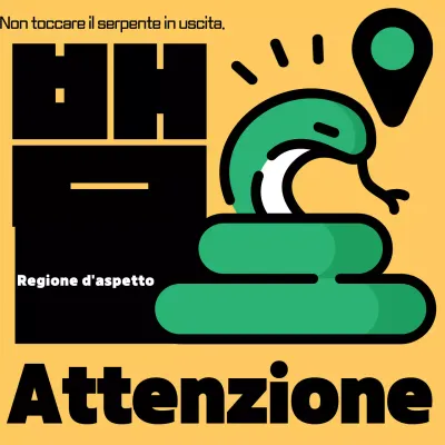 Avviso di pericolo semplice giallo