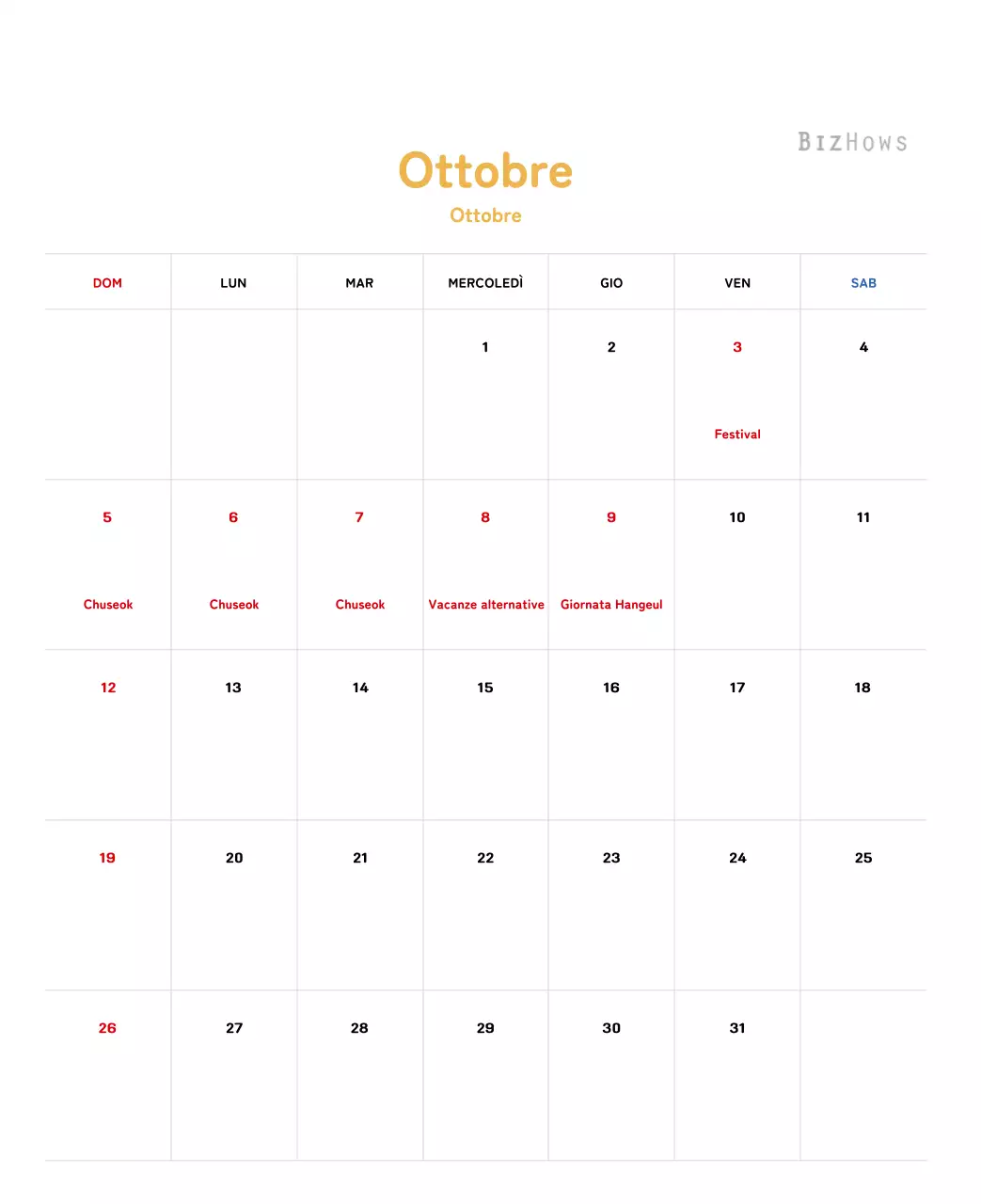 Calendario di Capodanno con una calda illustrazione