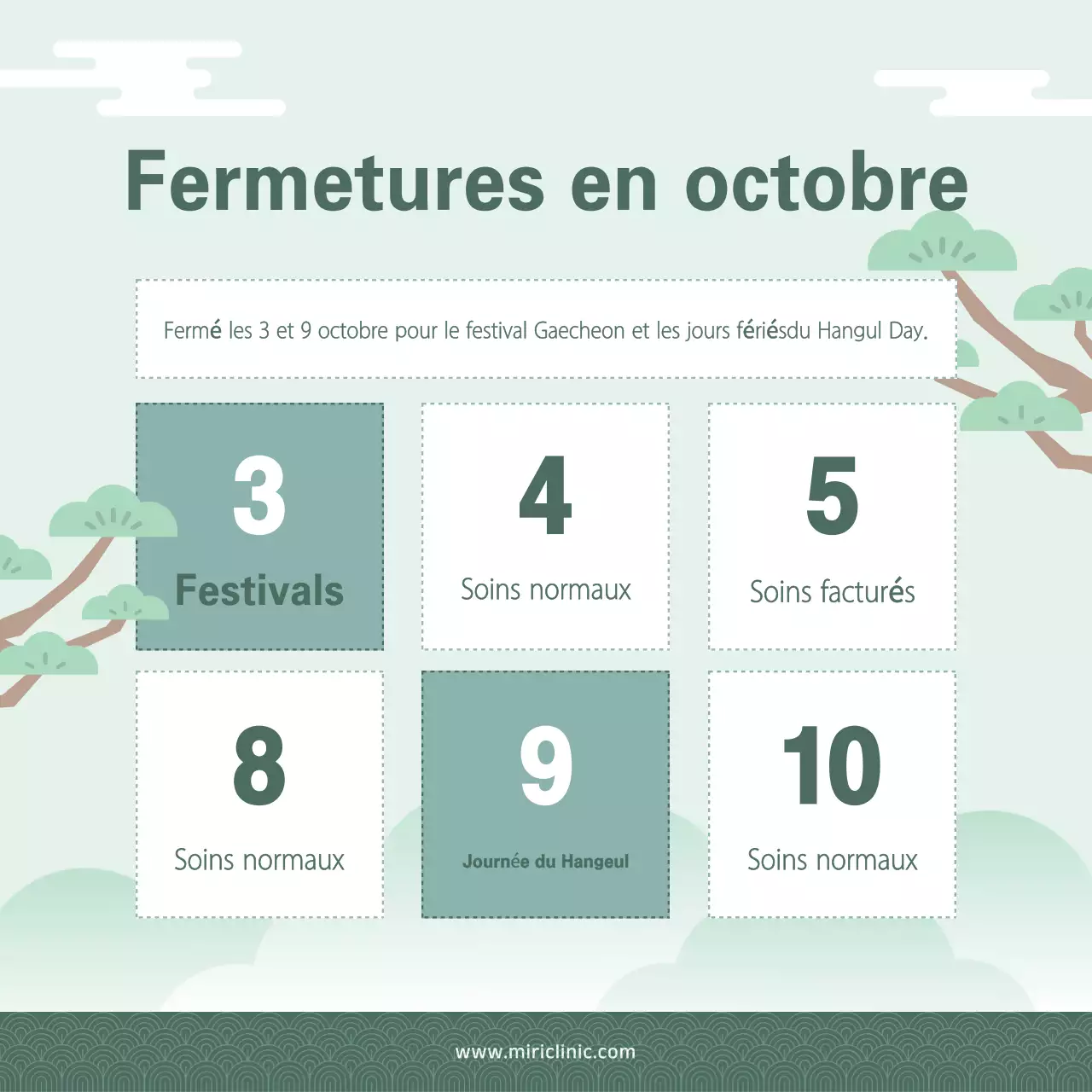 Pauses par défaut de la Monnaie