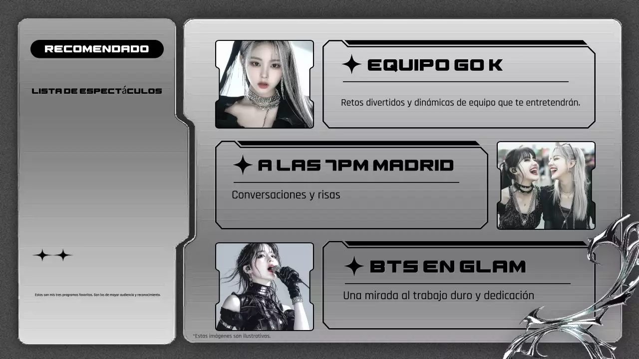 guía del fandom cyber idol gris