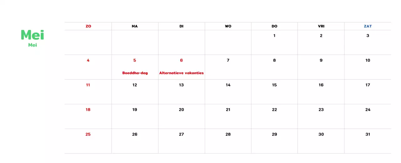 Nieuwjaarskalender met een warme geïllustreerde uitstraling