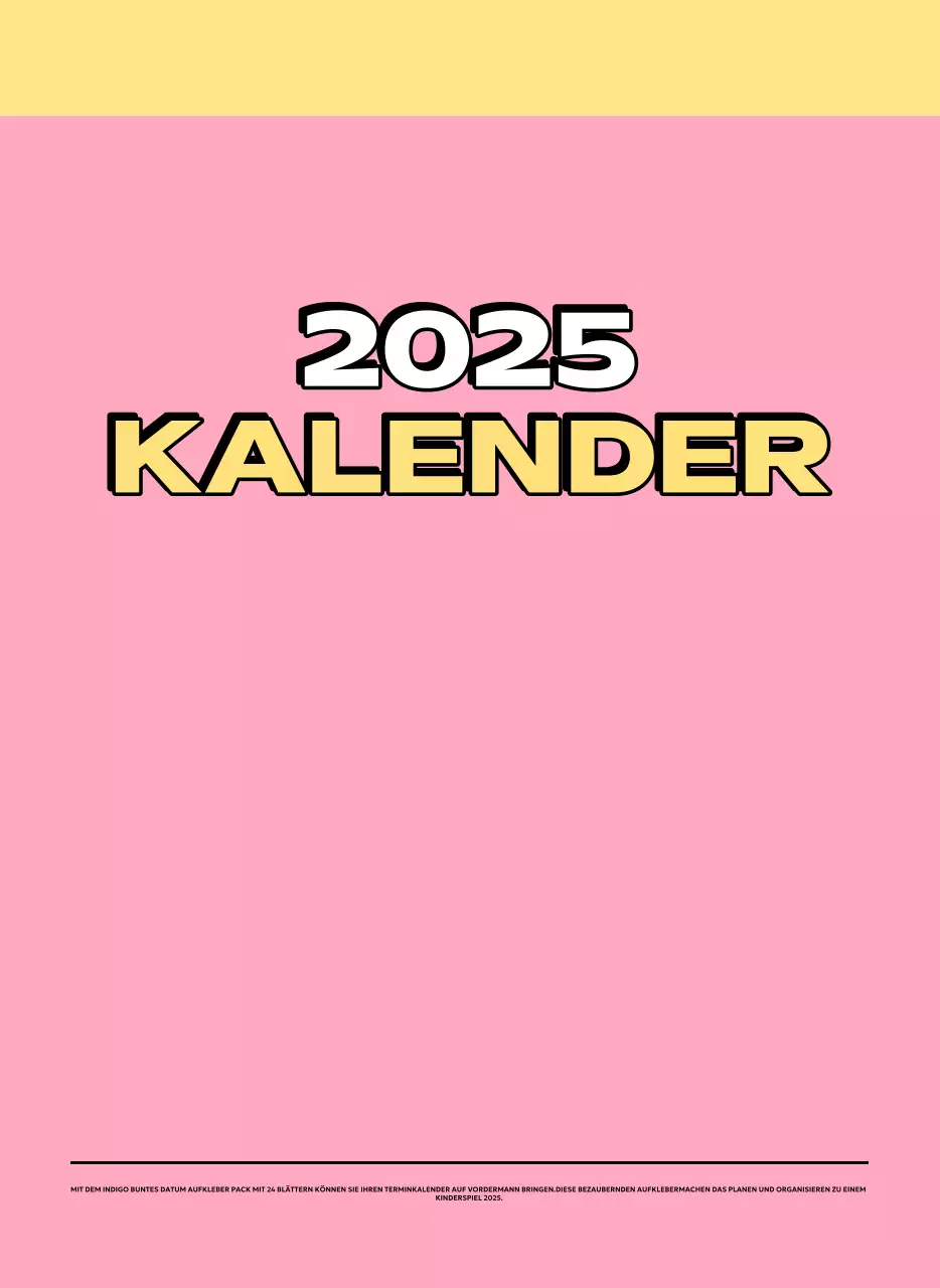 Bunte Kalender mit einer Vielzahl von Retro-Illustrationen