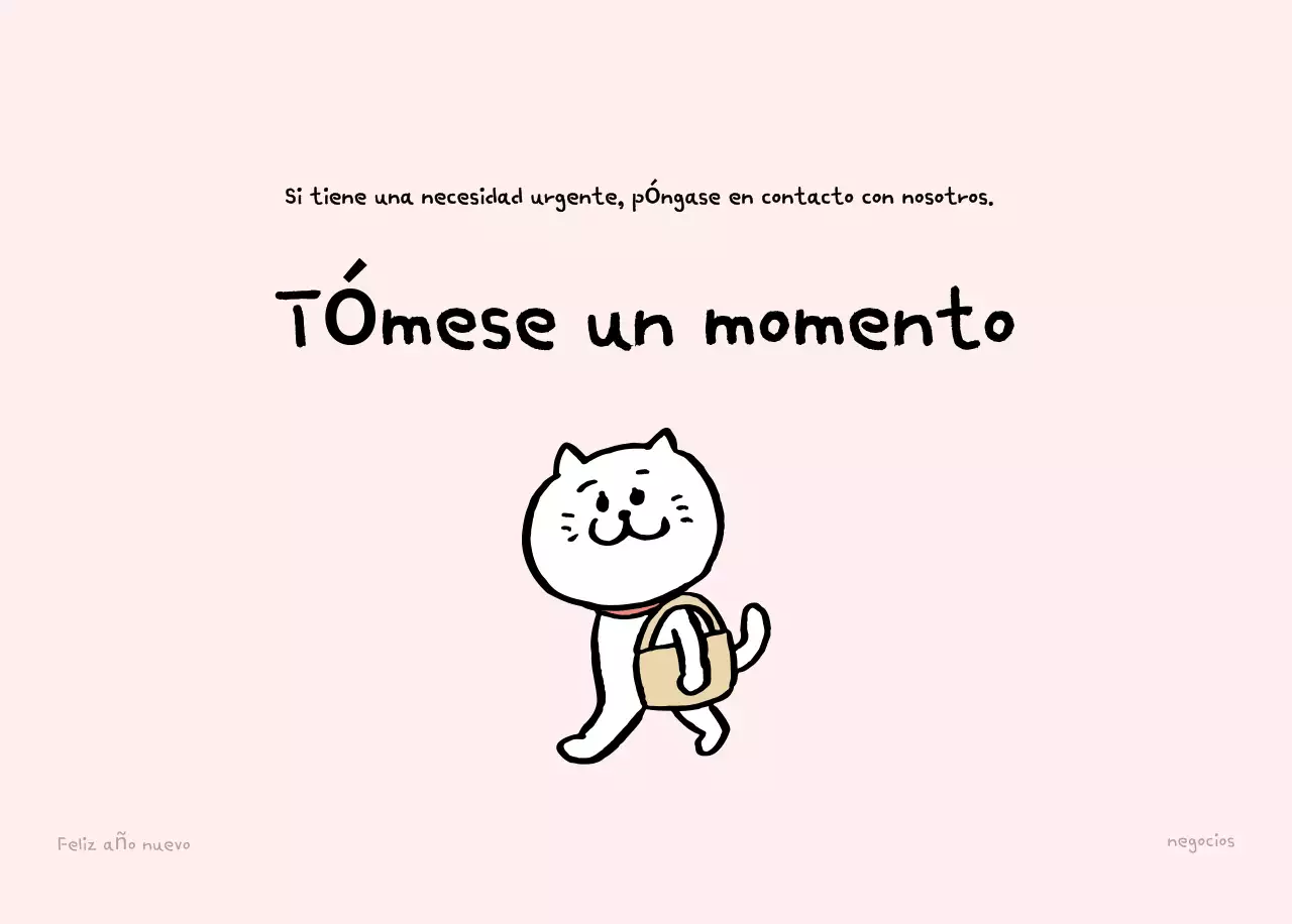 Calendario diario en marfil