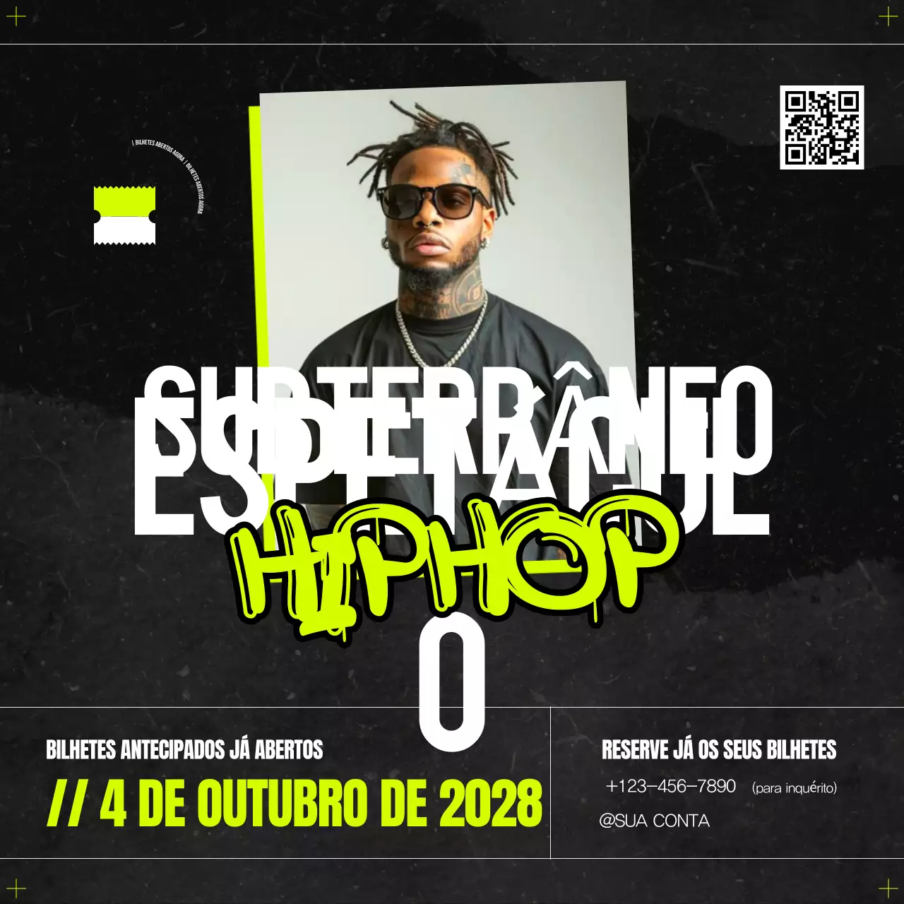 Promoção de eventos de música urbana negra