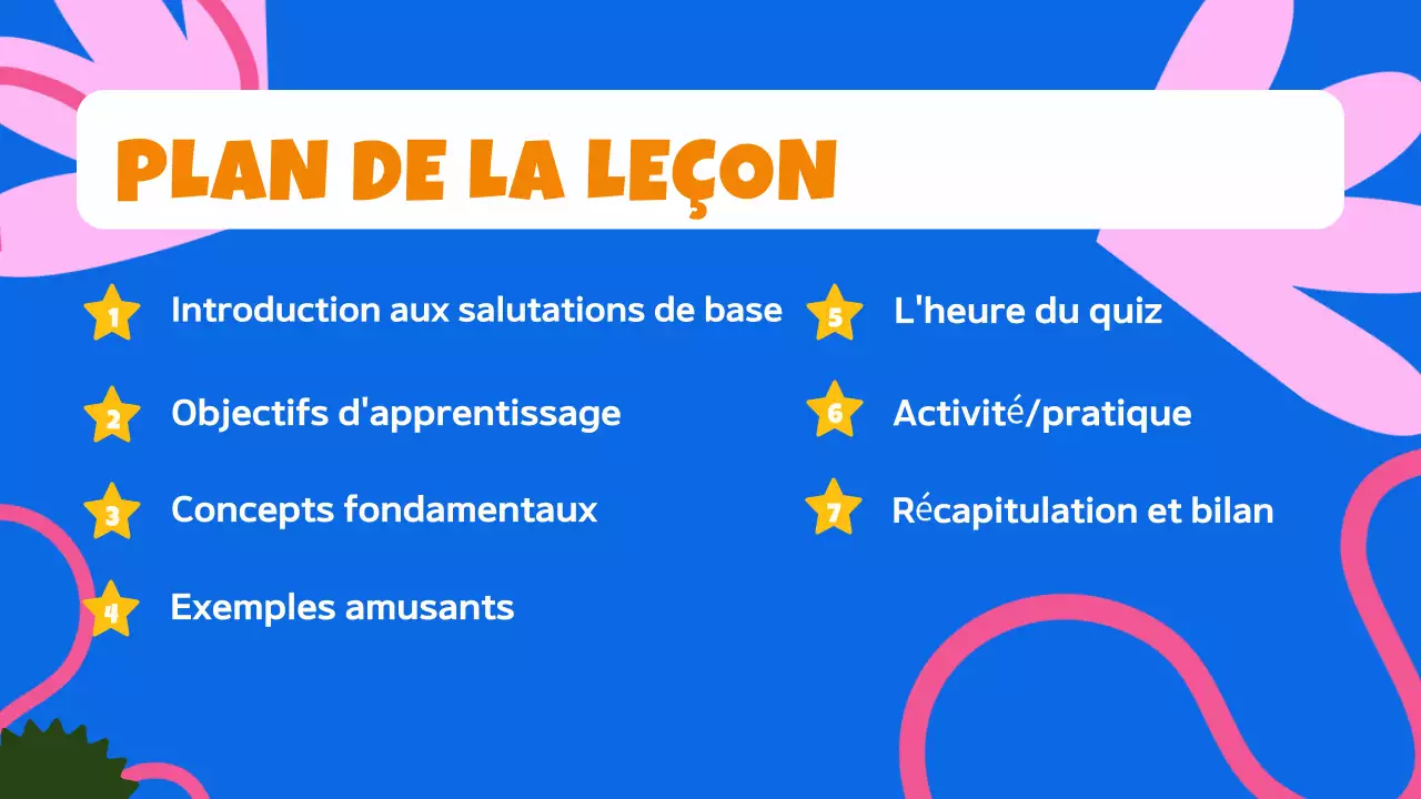 guide des cours de langues rose bleu coloré