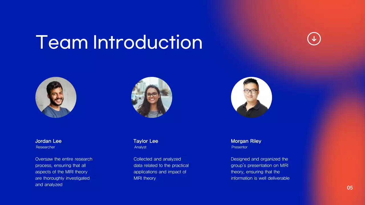 Blue Modern Project Presentation