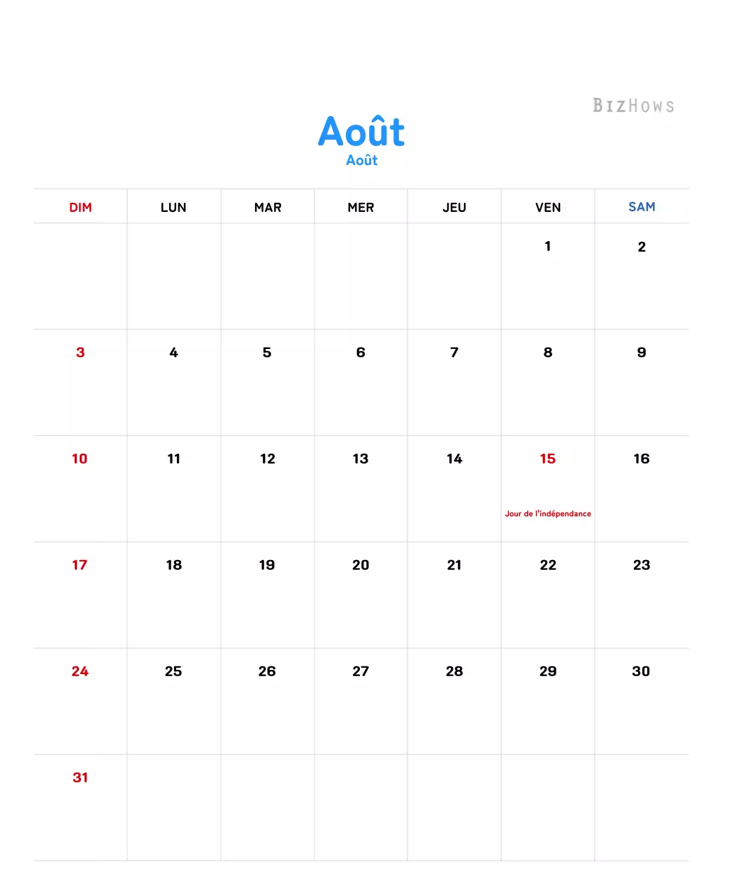 Calendrier du Nouvel An avec illustrations chaleureuses