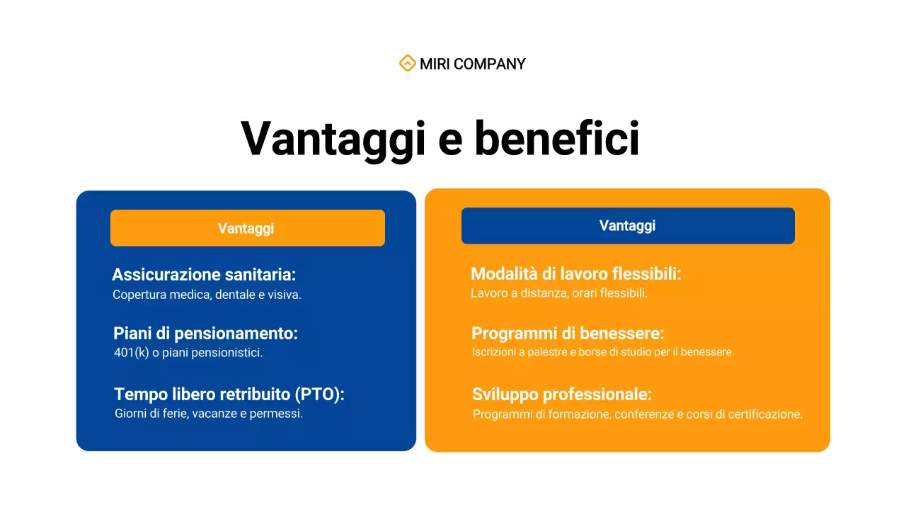 semplice e moderno onboarding dei dipendenti in blu