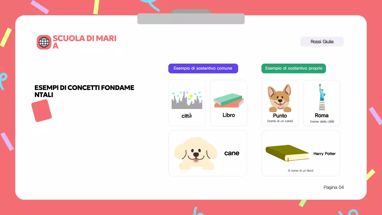 Materiale didattico del corso di grammatica moderna blu