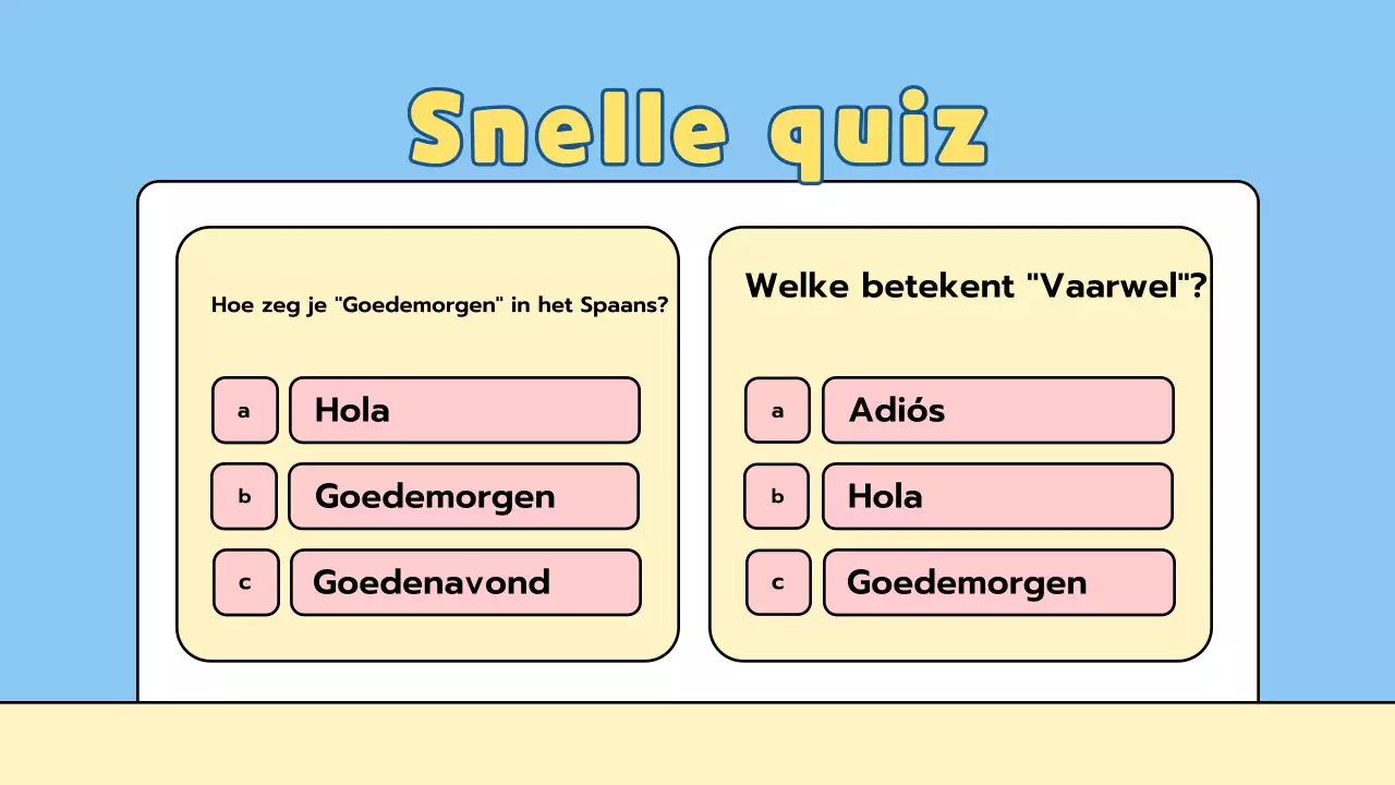 Speelse lespresentatie voor de basisschool