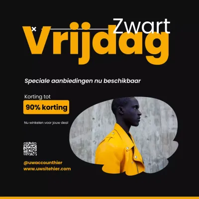 Zwarte Vrijdag Social Media Plein