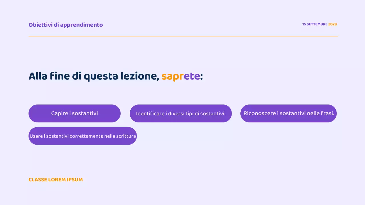 Presentazione del corso di grammatica moderna viola