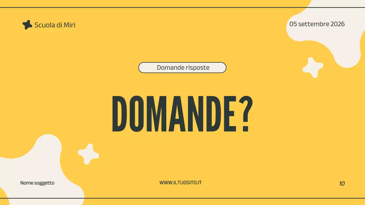 presentazione di un progetto professionale verde