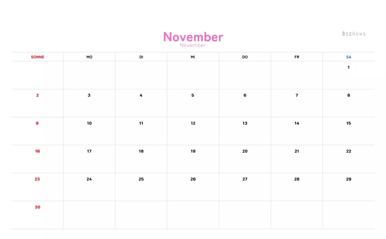 Neujahrskalender mit warmen Illustrationen