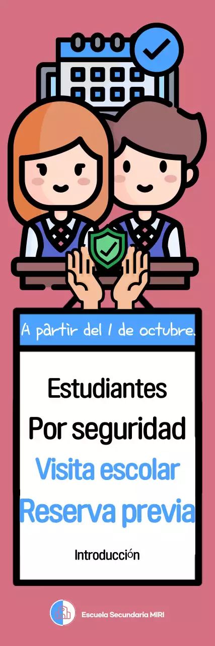 Rosa por la seguridad escolar