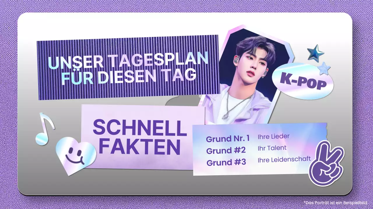 lila trendy K-pop idol information