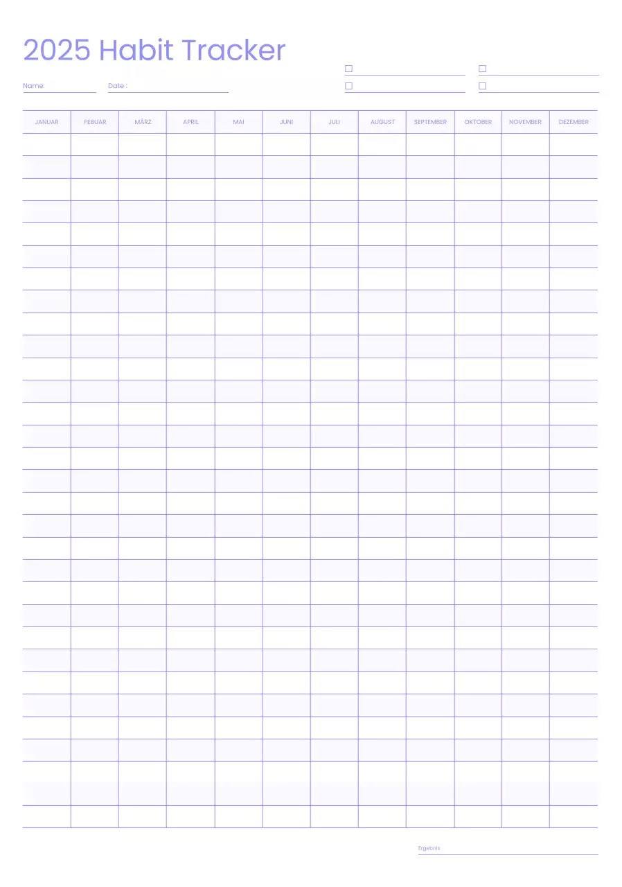 Rosa Baby Einfacher 365-Tage-Jahreskalender