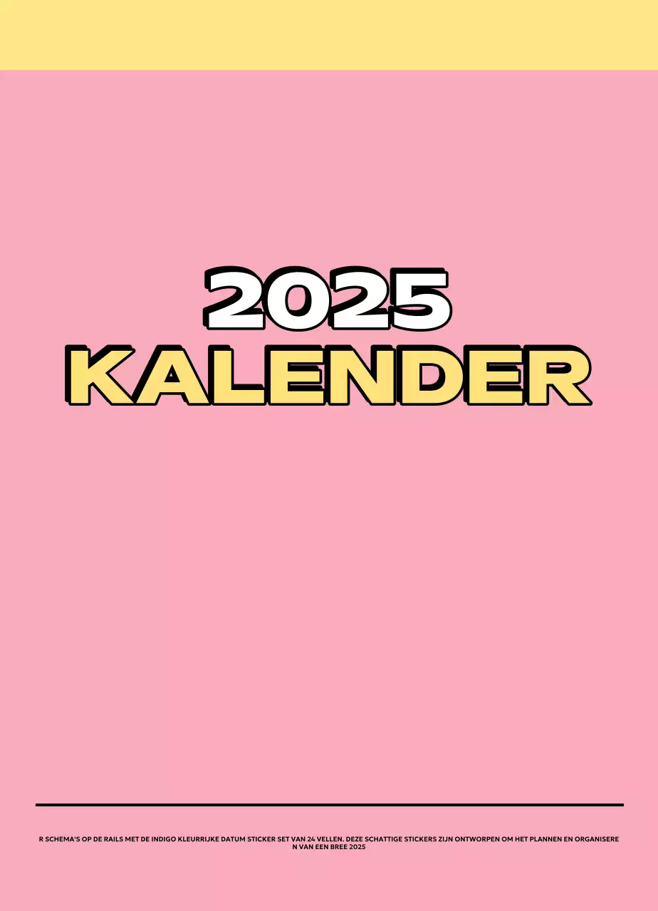 Kleurrijke kalenders met verschillende retro-illustraties