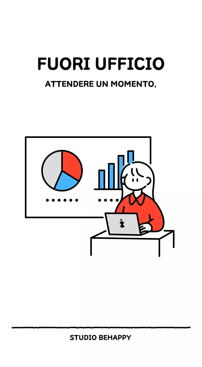 Calendario illustrato con un grazioso stile di linee