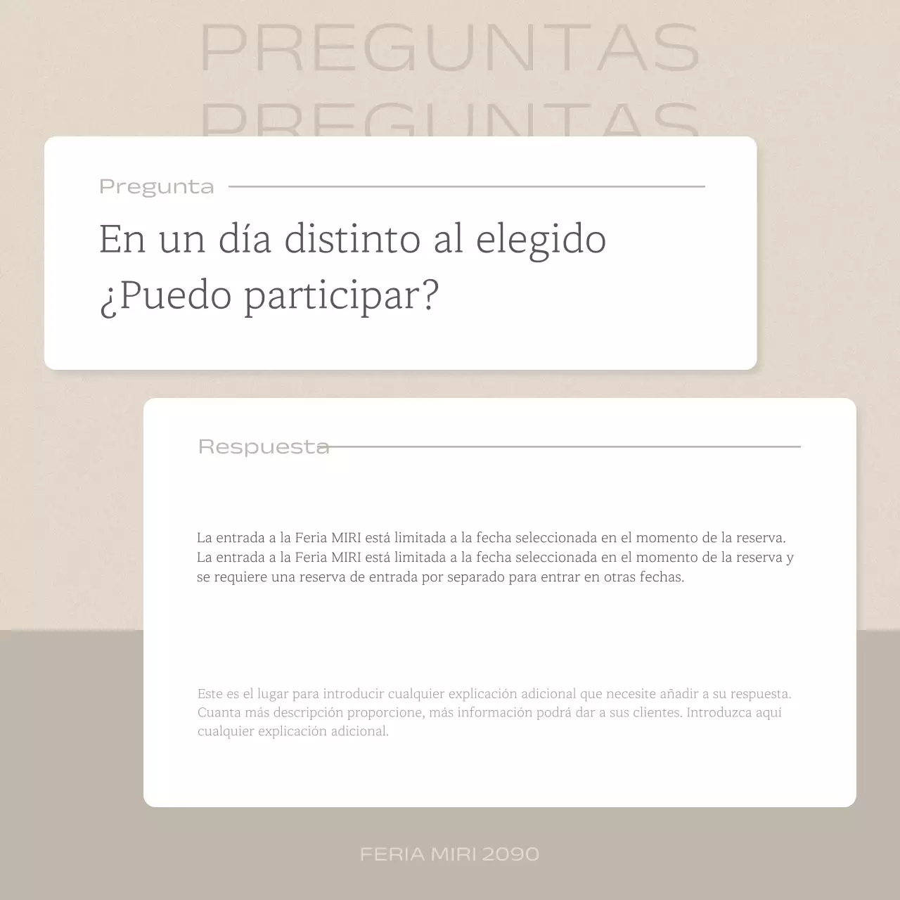 Anuncios de preguntas y respuestas grises y minimalistas