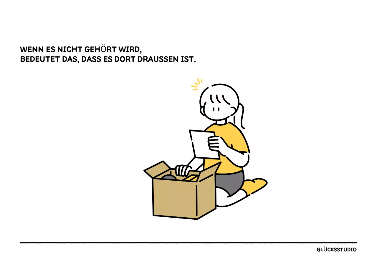 Illustrierter Kalender mit schönem Linienstil