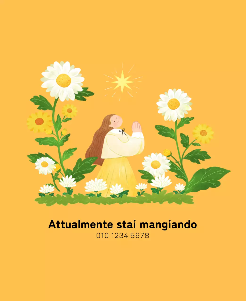 Calendario di Capodanno con una calda illustrazione