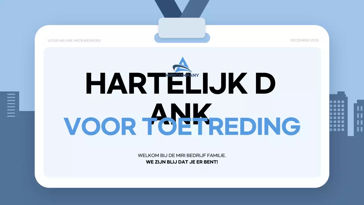 blauw modern inwerkgids