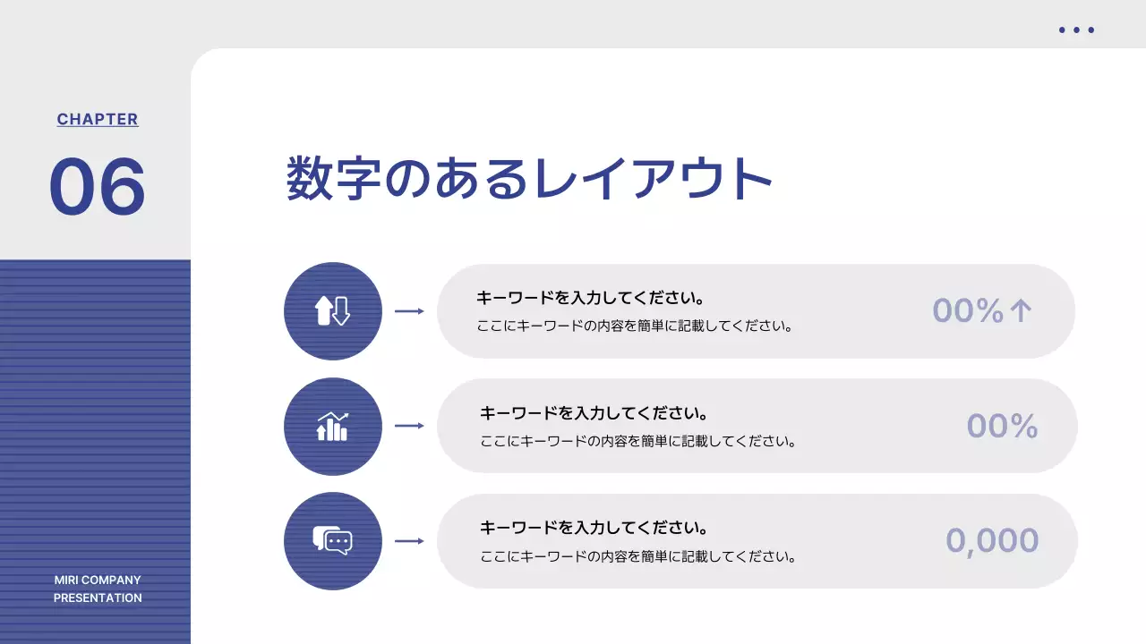 青 シンプル ビジネス 企画書 プレゼンテーション