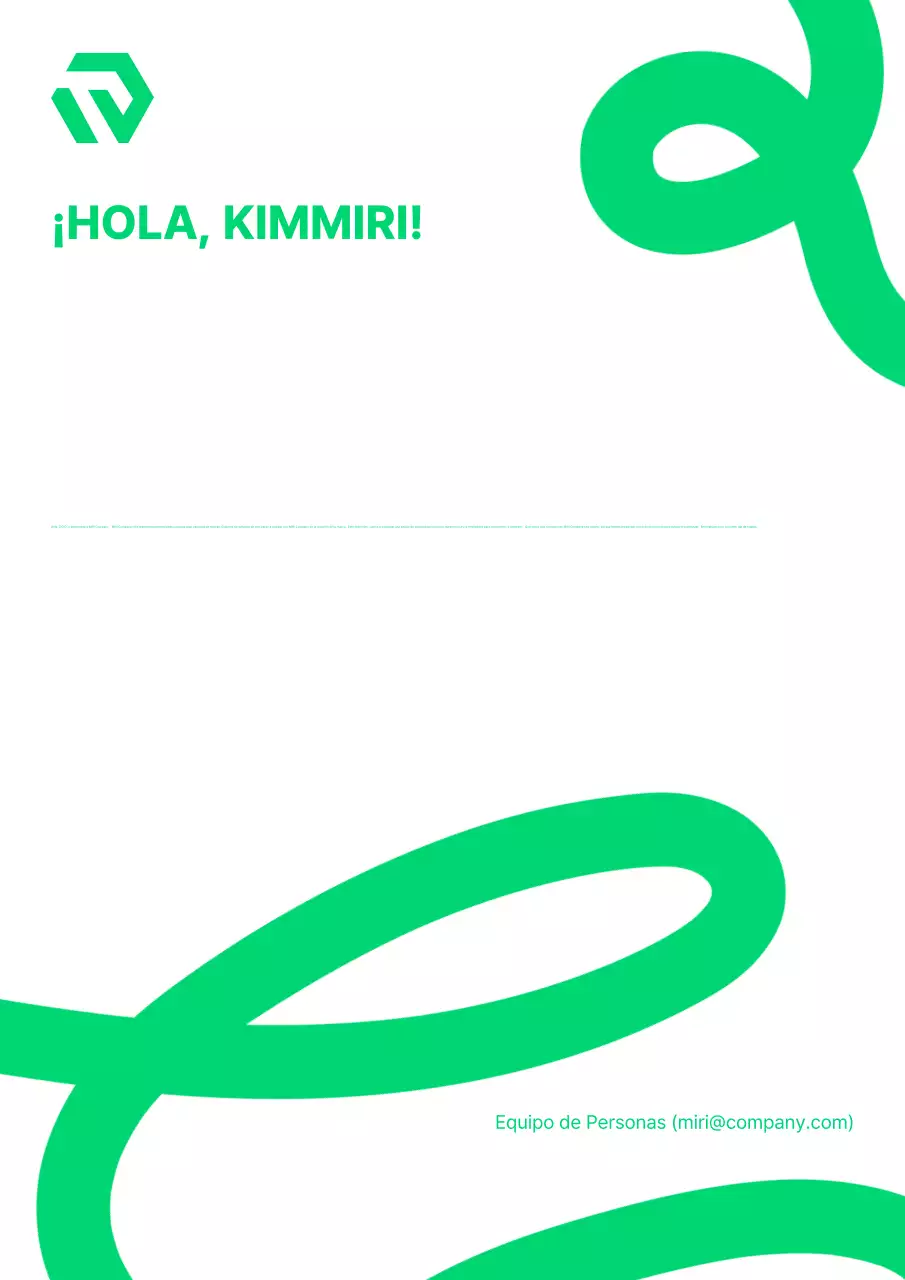 Resumen Anuncio de bienvenida limpio