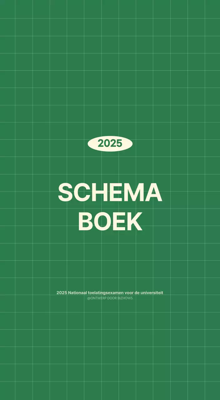 SAT D-Day notitieblok concept wandkalender in groen en lichtgeel