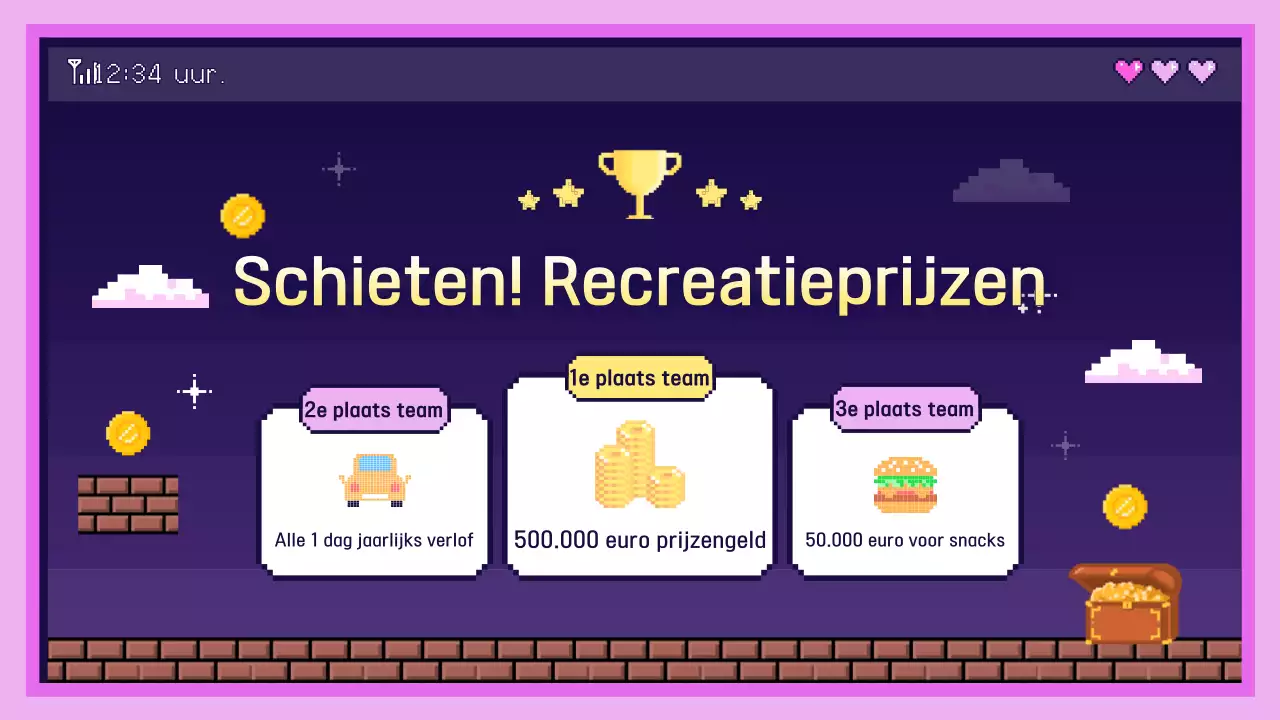 Pink Retro Trainingsgids voor op de werkplek