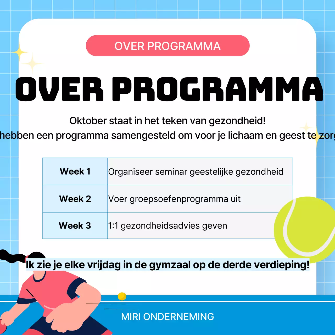 Blue Simple-gezondheidscampagne