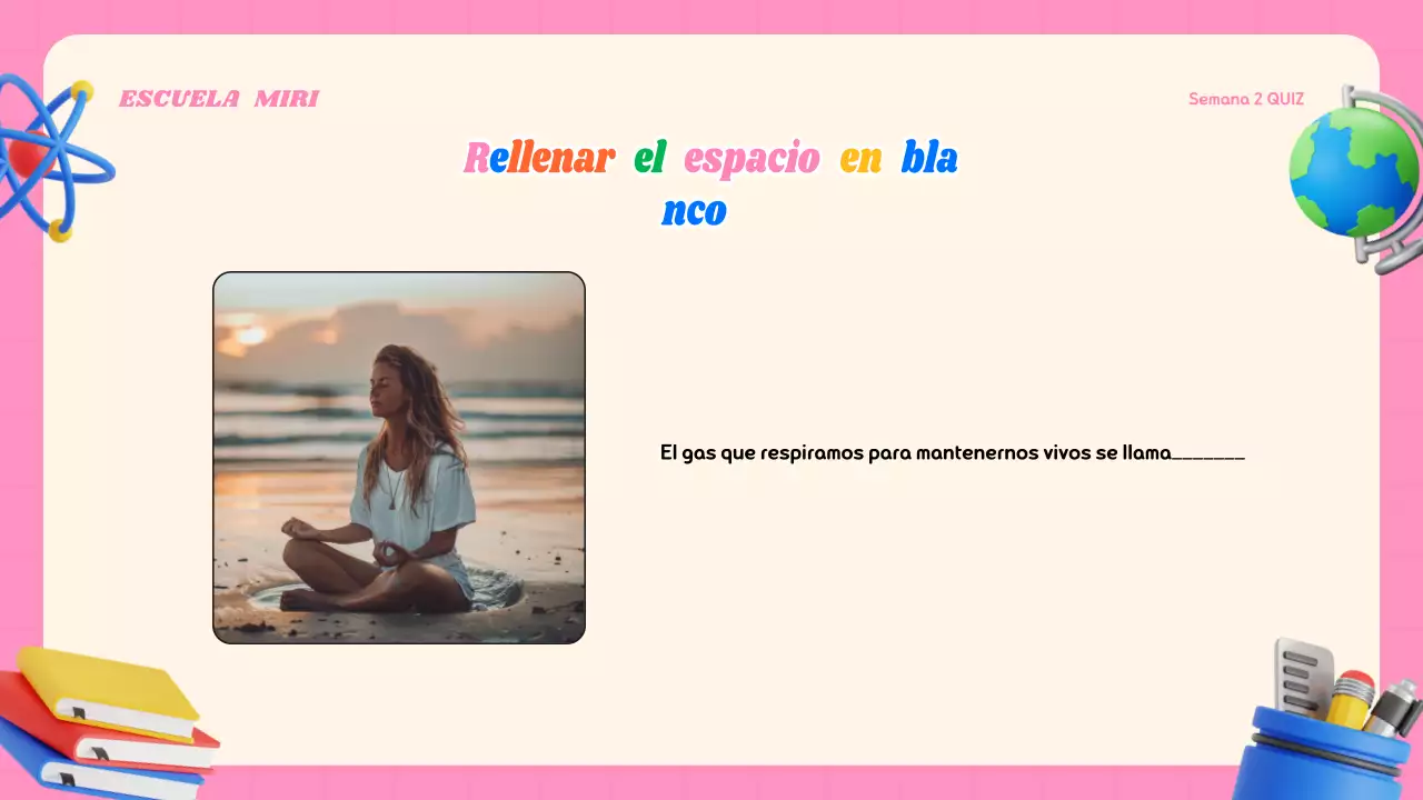 Material de clase de concurso moderno y colorido