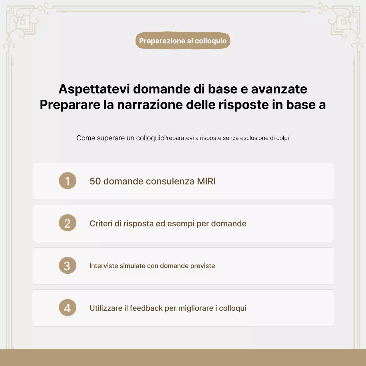 Promuovere il coaching per il lavoro moderno di Beige