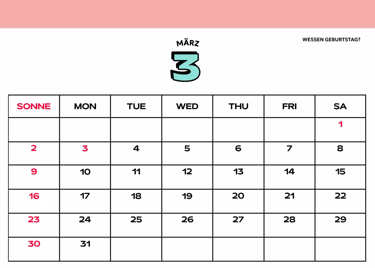 Bunte Kalender mit einer Vielzahl von Retro-Illustrationen