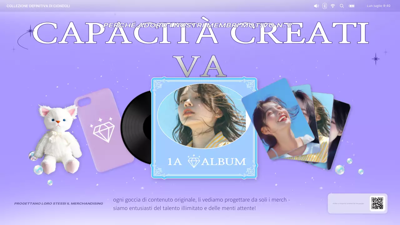 pubblicità fandom viola di tendenza