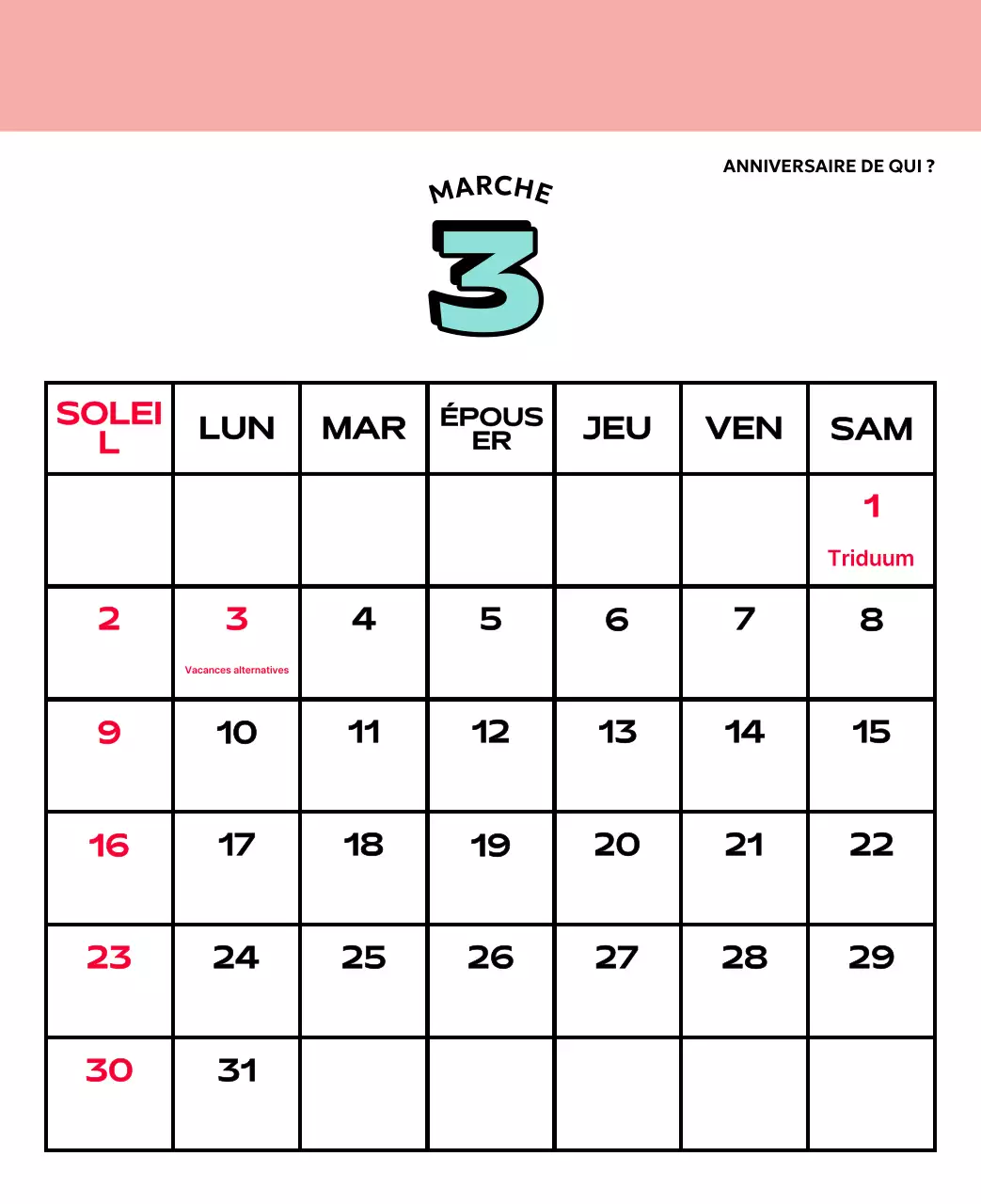 Calendriers colorés avec une variété d'illustrations rétro