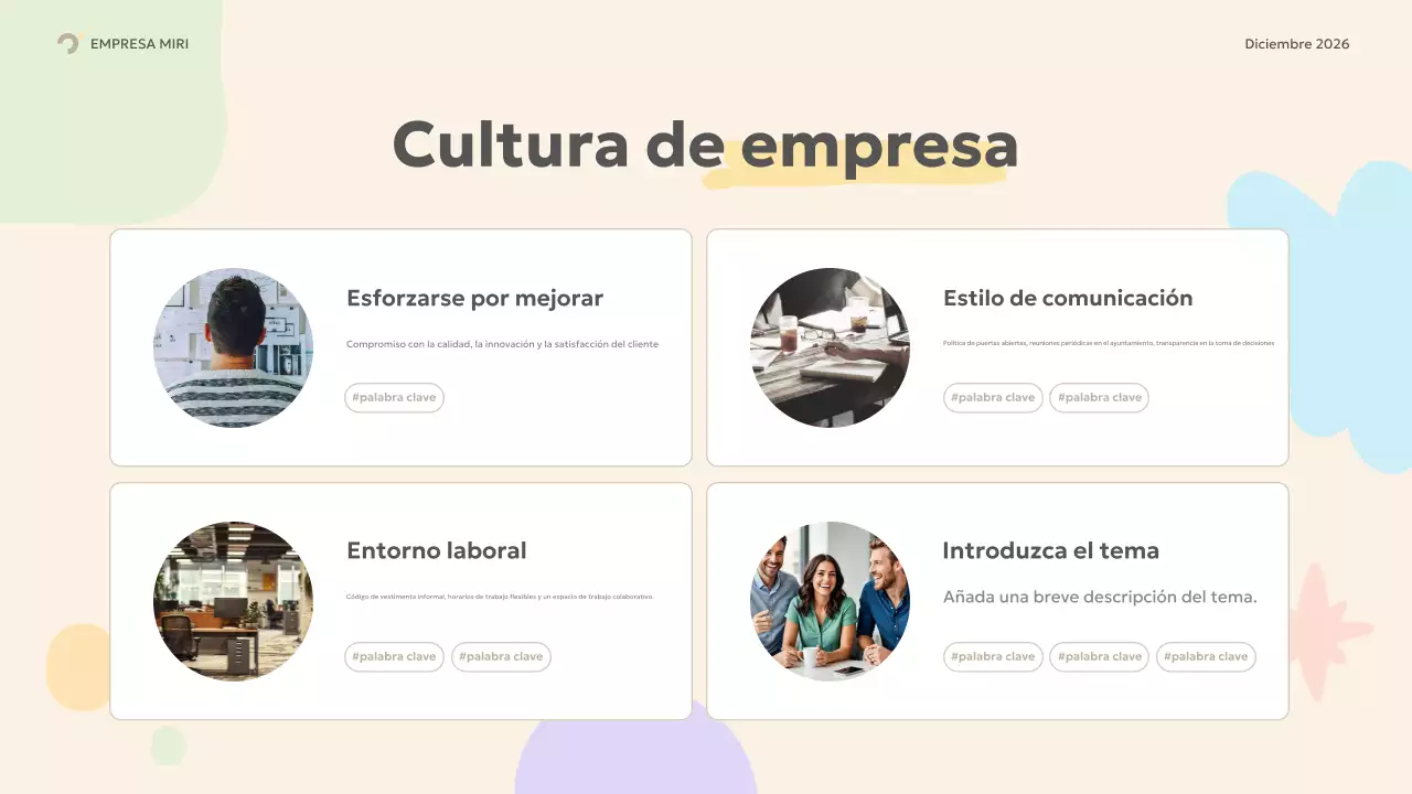 guía de incorporación beige modern