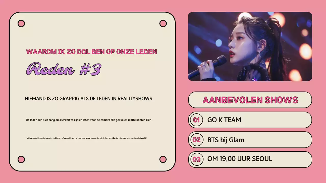 Roze Trendy Fandom Promotie