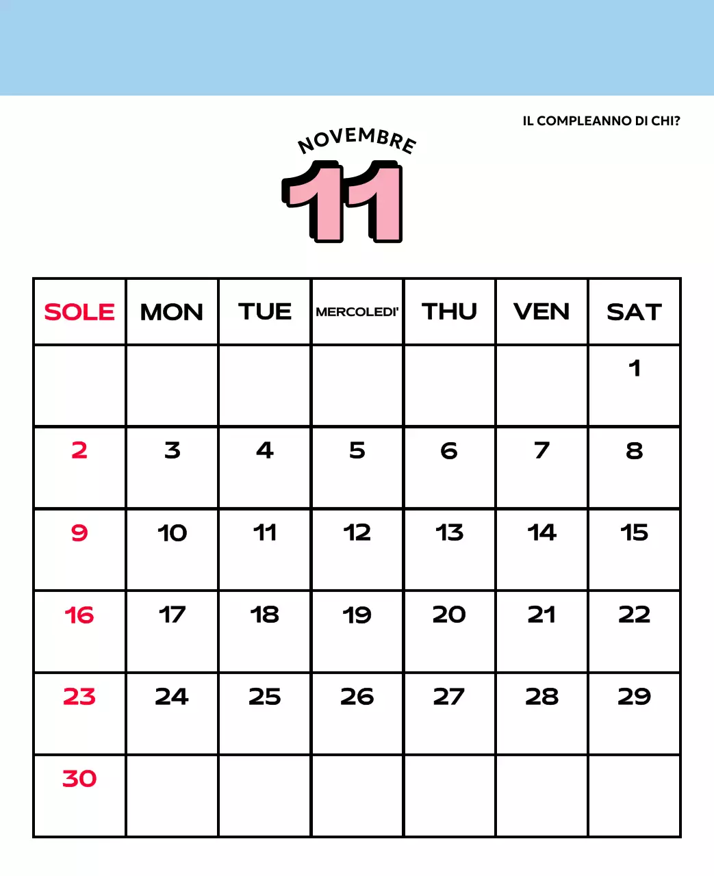 Calendari colorati con una varietà di illustrazioni retrò