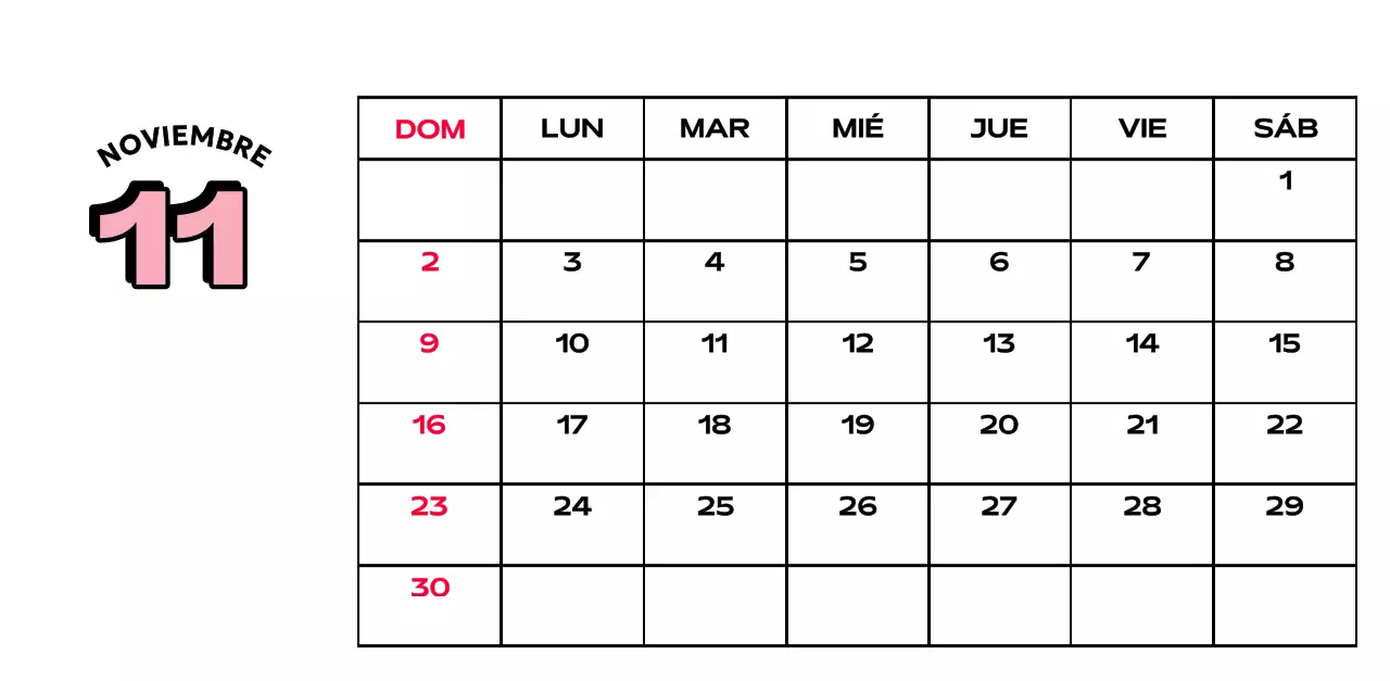 Coloridos calendarios con diversas ilustraciones retro