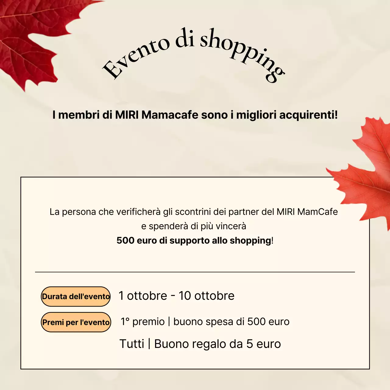 Annuncio di vendita moderno beige