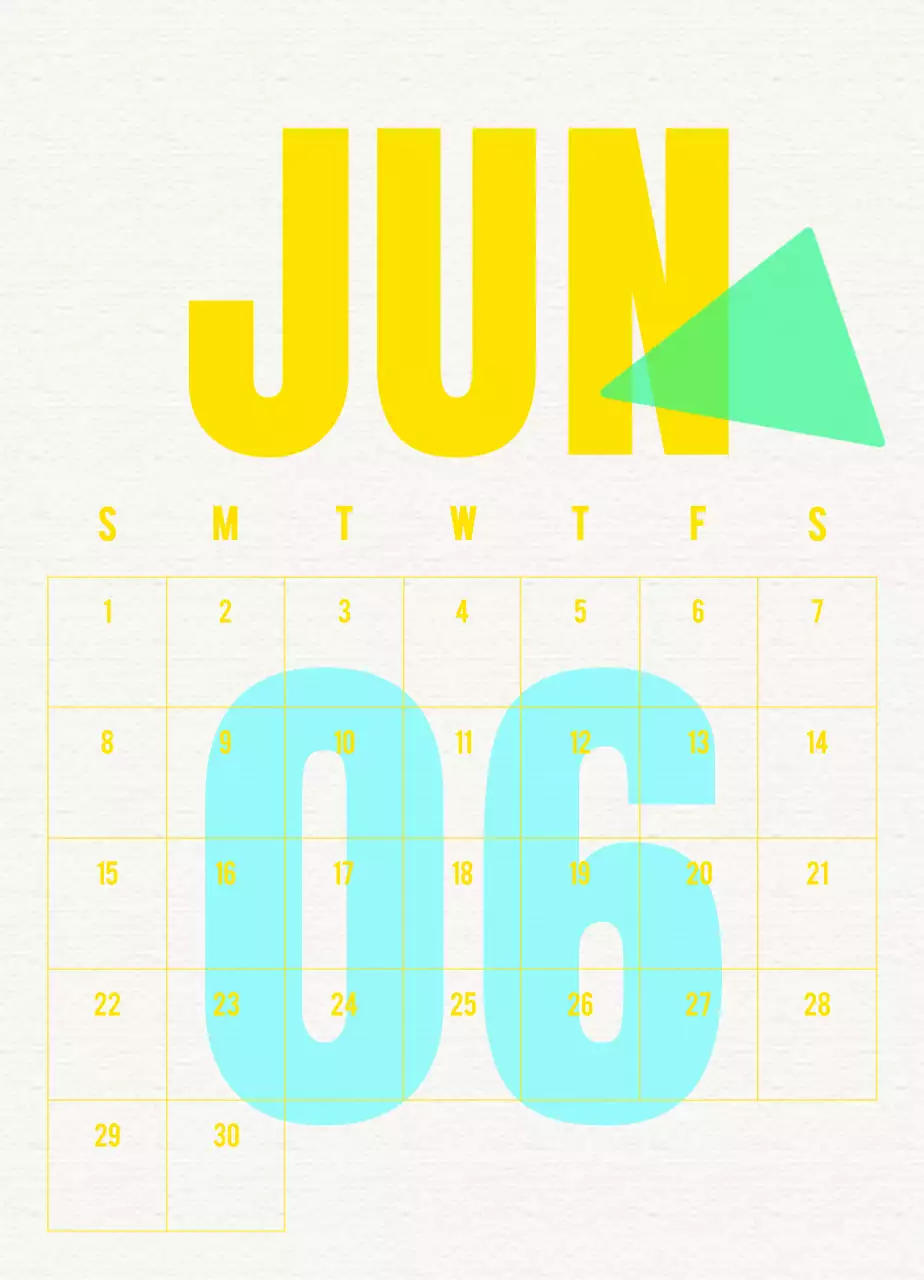 ブルーヴィンテージカレンダー