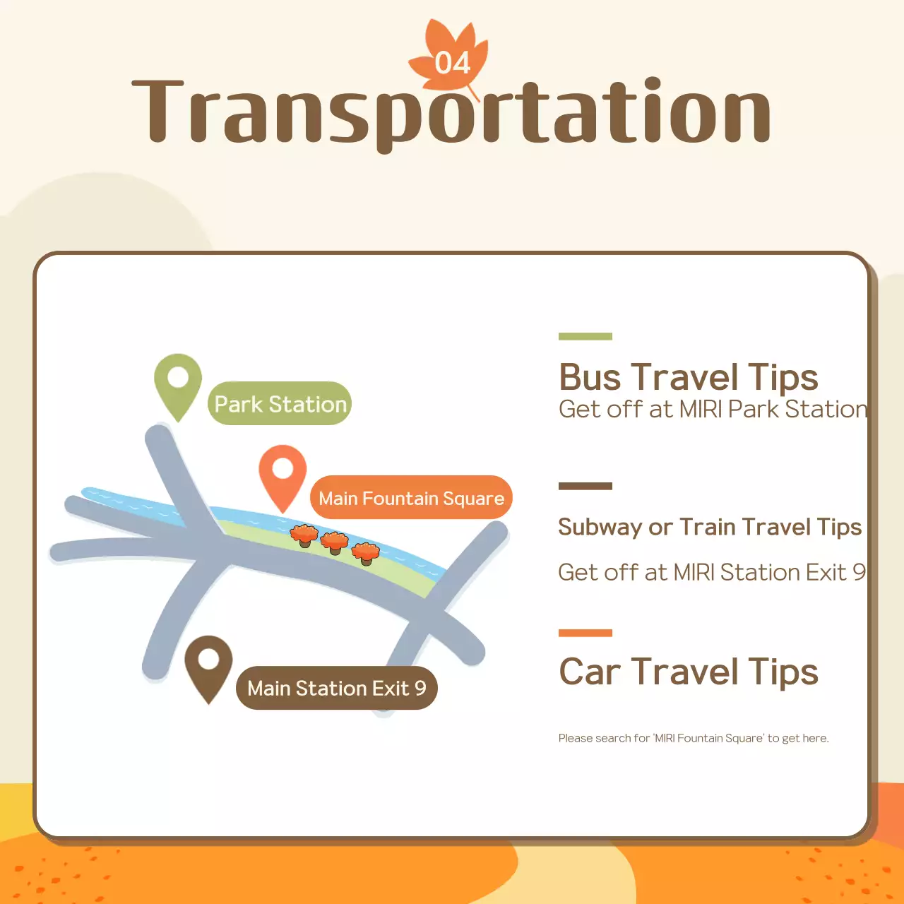 Orange Traditional Festival Guide Instagram Carousel