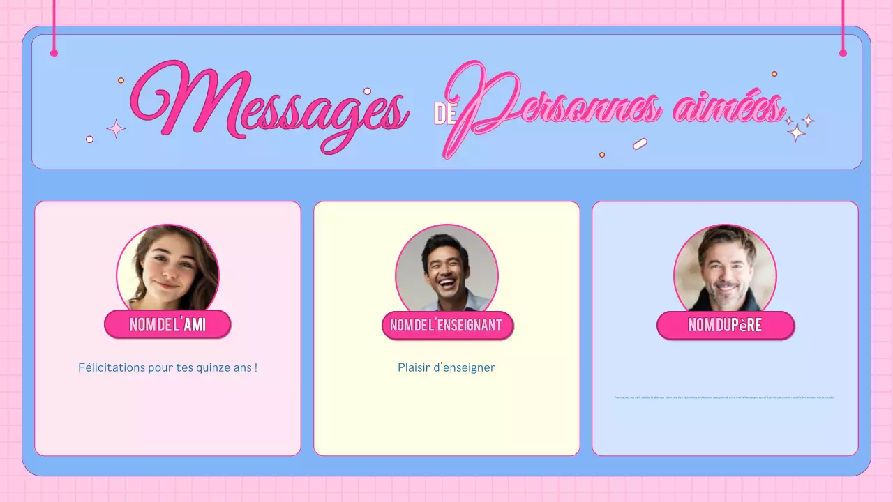 carte d'anniversaire rose