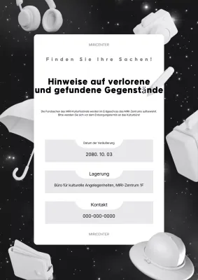 Black Simple Verloren und gefunden