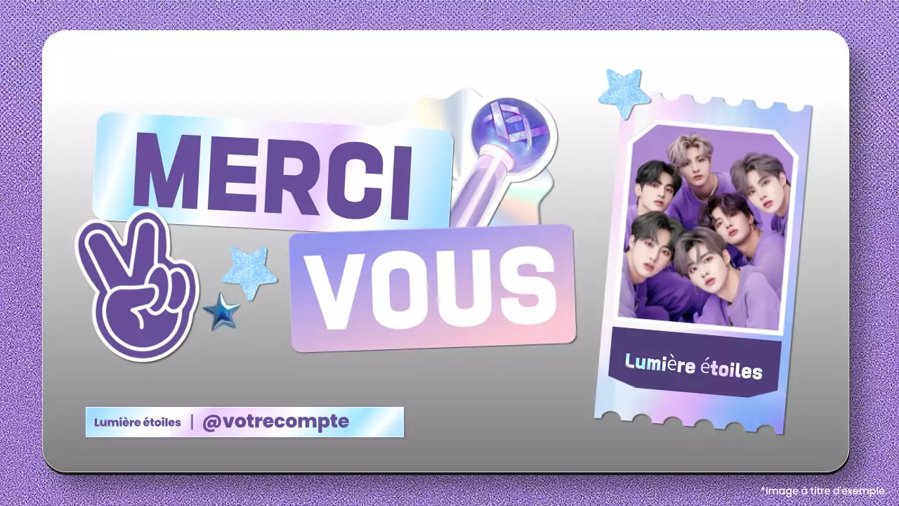 Informations sur les idoles de la K-pop à la mode violette