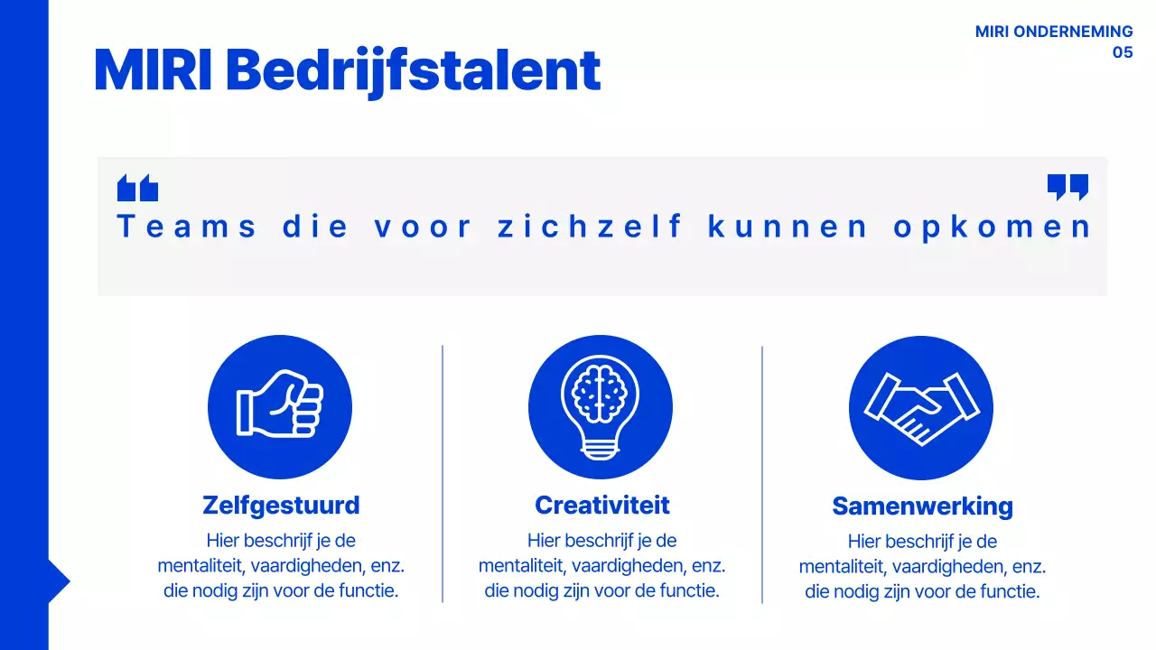 Blauw Handboek Moderne Organisatiecultuur