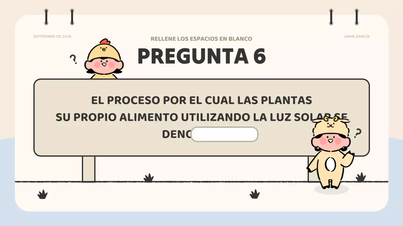 material beige para concursos de animación