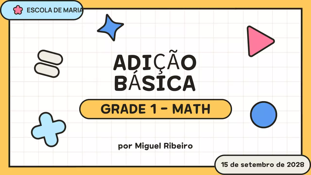 curso de matemática "yellow clean
